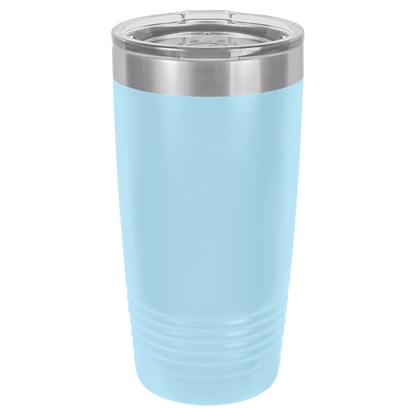 20 OZ VACUUM INSULATED RINGNECK TUMBLER WITH CLEAR LID