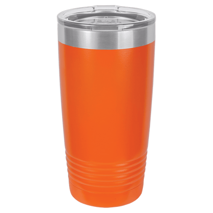 20 OZ VACUUM INSULATED RINGNECK TUMBLER WITH CLEAR LID