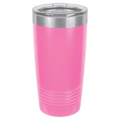 20 OZ VACUUM INSULATED RINGNECK TUMBLER WITH CLEAR LID