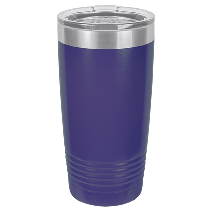 20 OZ VACUUM INSULATED RINGNECK TUMBLER WITH CLEAR LID