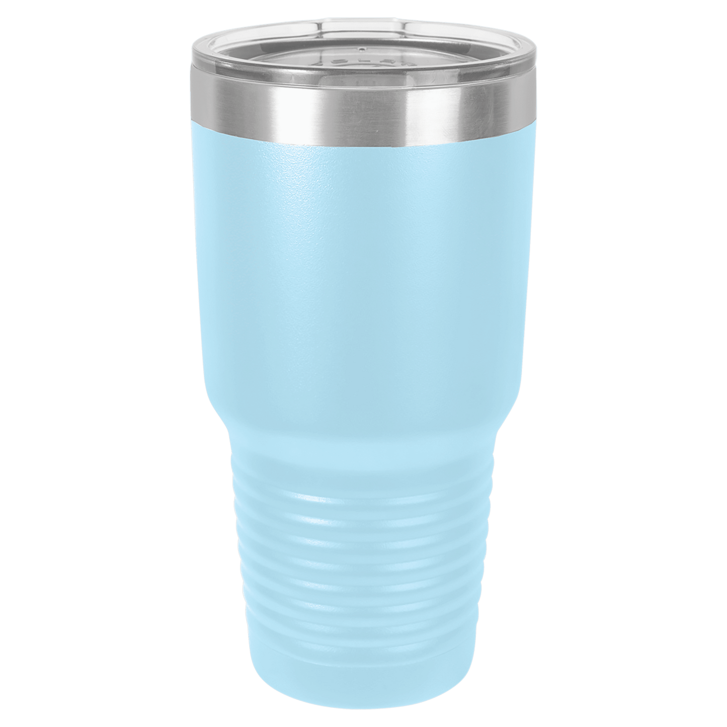 30 OZ VACUUM INSULATED RINGNECK TUMBLER WITH CLEAR LID