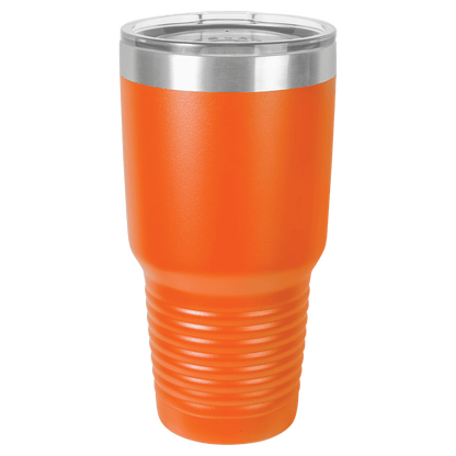 30 OZ VACUUM INSULATED RINGNECK TUMBLER WITH CLEAR LID