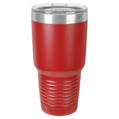 30 OZ VACUUM INSULATED RINGNECK TUMBLER WITH CLEAR LID