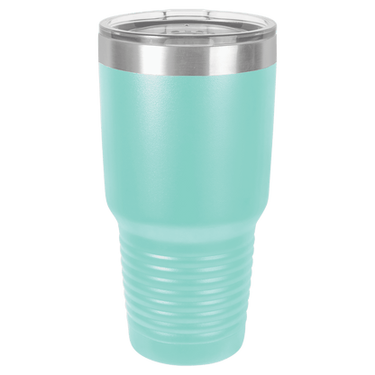 30 OZ VACUUM INSULATED RINGNECK TUMBLER WITH CLEAR LID