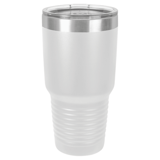 30 OZ VACUUM INSULATED RINGNECK TUMBLER WITH CLEAR LID